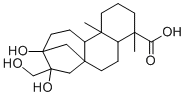 ent-13,16|A,17-Trihydroxykauran-19-oic acid molecular structure (CAS 142543-30-4)
