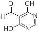 structure of CAS# 14256-99-6, 4,6-Dihydroxy-5-formylpyrimidine;(5E)-5-(Hydroxymethylidene)-1H-pyrimidine-4,6-dione; 1,4-Dihydro-6-hydroxy-4-oxo-5-pyrimidinecarboxaldehyde