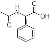 structure of CAS# 14257-84-2, (2R)-[Acetylamino]-2-phenylacetic acid