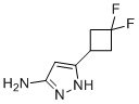 5-(3,3-Difluorocyclobutyl)-1H-pyrazol-3-amine molecular structure (CAS 1425931-95-8)
