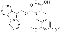 N-[(2,4-Dimethoxyphenyl)methyl]-N-[(9H-fluoren-9-ylmethoxy)carbonyl]-L-alanine molecular structure (CAS 1425938-66-4)