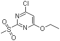 结构式 CAS# 142596-33-6, 4-氯-6-乙氧基-2-(甲磺酰基)嘧啶