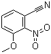 structure of CAS# 142596-50-7, 3-Methoxy-2-nitrobenzonitrile