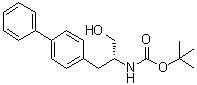 结构式 CAS# 1426129-50-1, N-[(1R)-2-[1,1'-联苯]-4-基-1-(羟基甲基)乙基]氨基甲酸叔丁酯