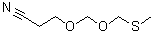 3-[[(Methylthio)methoxy]methoxy]propanenitrile molecular structure (CAS 1426132-38-8)