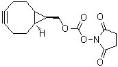 (1alpha,8alpha,9beta)-Bicyclo[6.1.0]non-4-yn-9-ylmethyl 2,5-dioxo-1-pyrrolidinyl carbonate molecular structure (CAS 1426827-79-3)