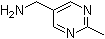 2-Methyl-5-pyrimidinemethanamine molecular structure (CAS 14273-46-2)
