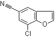 结构式 CAS# 1427420-85-6, 7-氯-5-苯并呋喃甲腈
