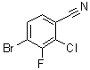 4-Bromo-2-chloro-3-fluorobenzonitrile molecular structure (CAS 1427439-32-4)