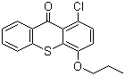结构式 CAS# 142770-42-1, 1-氯-4-丙氧基硫杂蒽-9-酮
