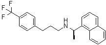 (alphaR)-alpha-Methyl-N-[3-[4-(trifluoromethyl)phenyl]propyl]-1-naphthalenemethanamine molecular structure (CAS 1428185-71-0)