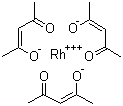 Rhodium(III) 2,4-pentanedionate molecular structure (CAS 14284-92-5)