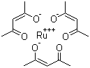 Ruthenium acetylacetonate molecular structure (CAS 14284-93-6)