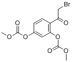 2-溴-2',4'-双甲氧基羰基氧基苯乙酮分子结构 (CAS 1428451-07-3)