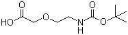 Boc-5-Amino-3-oxapentanoic acid molecular structure (CAS 142929-49-5)