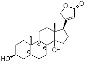 洋地黄毒甙分子结构 (CAS 143-62-4)