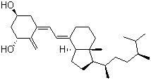 1alpha-羟基维生素 D4分子结构 (CAS 143032-85-3)