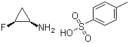 (1R,2S)-2-Fluorocyclopropylamine tosylate molecular structure (CAS 143062-84-4)