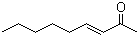 structure of CAS# 14309-57-0, 3-Nonen-2-one