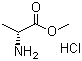 结构式 CAS# 14316-06-4, D-丙氨酸甲酯盐酸盐