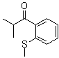 2-甲基-1-[2-(甲硫基)苯基]-1-丙酮分子结构 (CAS 1432037-01-8)