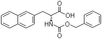 结构式 CAS# 143218-10-4, Cbz-3-(2-萘基)-D-丙氨酸; N-苄氧羰基-3-(2-萘基)-D-丙氨酸