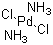 structure of CAS# 14323-43-4, Dichlorodiamminepalladium;Dichlorodiamminepalladium(II)