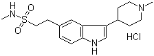 Naratriptan hydrochloride molecular structure (CAS 143388-64-1)