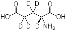 D-Glutamic-2,3,3,4,4-D5 acid molecular structure (CAS 14341-88-9)
