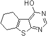 5,6,7,8-四氢-[1]苯并噻吩并[2,3-d]嘧啶-4-醇分子结构 (CAS 14346-24-8)