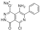structure of CAS# 143556-24-5, L-012 sodium salt;Sodium 8-amino-5-chloro-4-oxo-7-phenyl-3H-pyrido[3,4-d]pyridazin-1-olate