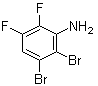 2,3-Dibromo-5,6-difluorobenzenamine molecular structure (CAS 1435806-67-9)
