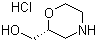 structure of CAS# 1436436-17-7, (R)-2-Morpholinemethanol hydrochloride