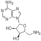 5'-Deoxy-5'-aminoadenosine molecular structure (CAS 14365-44-7)