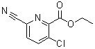 3-Chloro-6-cyanopicolinic acid ethyl ester molecular structure (CAS 1436504-94-7)