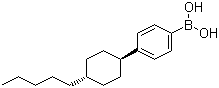 [4-(trans-4-Pentylcyclohexyl)phenyl]boronic acid molecular structure (CAS 143651-26-7)