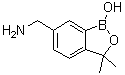 structure of CAS# 1437051-80-3, 1,3-Dihydro-1-hydroxy-3,3-dimethyl-2,1-benzoxaborole-6-methanamine