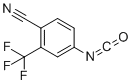 4-Isocyanato-2-(trifluoromethyl)benzonitrile molecular structure (CAS 143782-18-7)