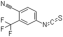4-Isothiocyanato-2-(trifluoromethyl)benzonitrile molecular structure (CAS 143782-23-4)