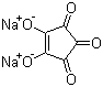 Croconic acid disodium salt molecular structure (CAS 14379-00-1)