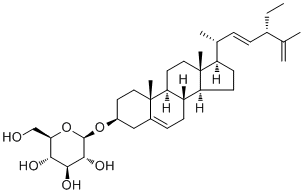 22-Dehydroclerosterol glucoside molecular structure (CAS 143815-99-0)