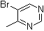 5-Bromo-4-methylpyrimidine molecular structure (CAS 1439-09-4)