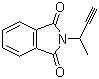 结构式 CAS# 14396-89-5, N-(1-甲基-2-丙炔基)酞酰亚胺