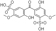 2,2'-二羟基-4,4'-二甲氧基二苯甲酮-5,5'-二磺酸分子结构 (CAS 143982-77-8)