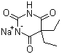巴比妥钠分子结构 (CAS 144-02-5)