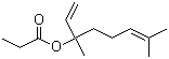 Linalyl propionate molecular structure (CAS 144-39-8)