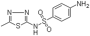磺胺甲噻二唑分子结构 (CAS 144-82-1)