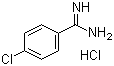 4-Chlorobenzene-1-carboximidamide hydrochloride molecular structure (CAS 14401-51-5)