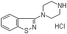 3-Piperazinobenzisothiazole hydrochloride molecular structure (CAS 144010-02-6)