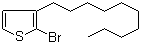 2-Bromo-3-decylthiophene molecular structure (CAS 144012-09-9)